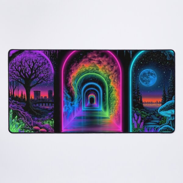 Item preview, Neon Endless Labyrinth To Different Worlds 9 designed and sold by Gypsykiss.