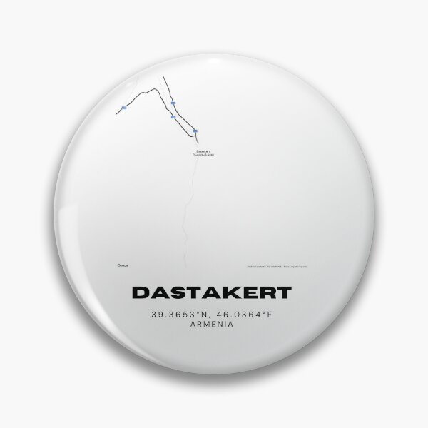 Item preview, Dastakert Armenia Minimalist City Map with Coordinates | Black and White Street Map Art Print designed and sold by RM-Journey.