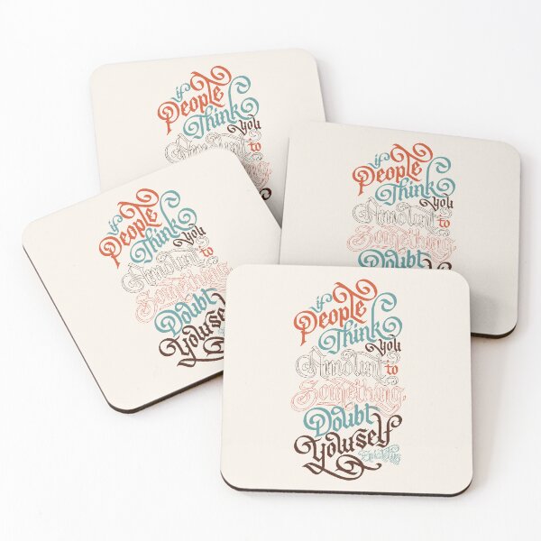 Item preview, Doubt Yourself Stoicism designed and sold by polliadesign.