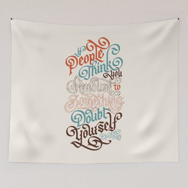 Item preview, Doubt Yourself Stoicism designed and sold by polliadesign.