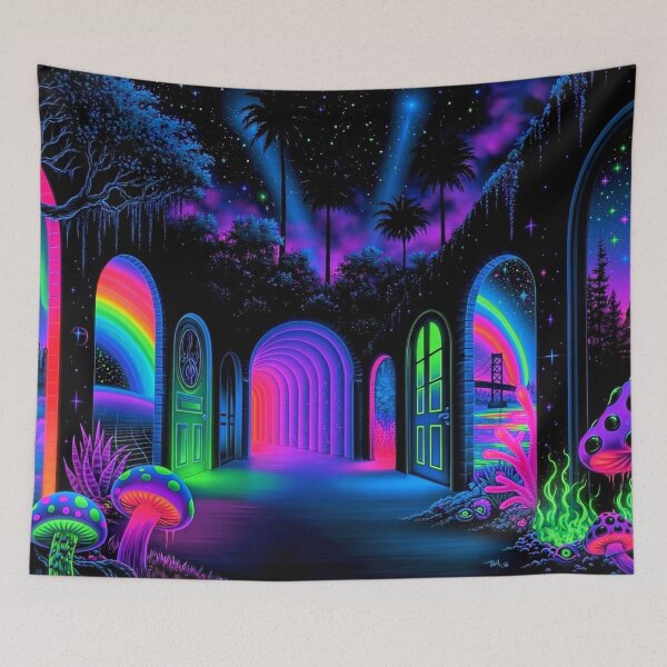 Item preview, Neon Endless Labyrinth To Different Worlds 10 designed and sold by Gypsykiss.