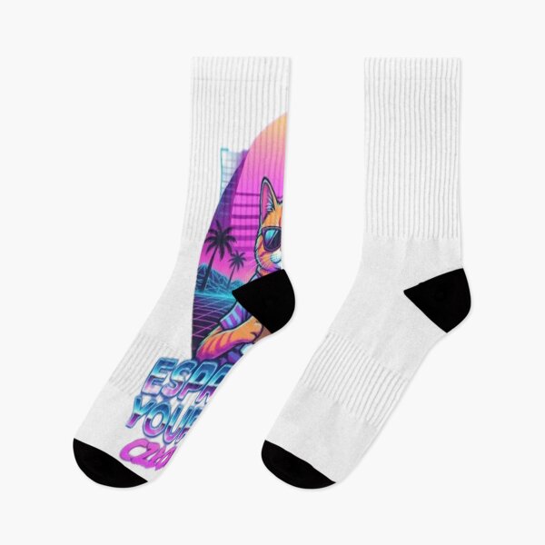Item preview, Retro Synthwave Cat Coffee - Espresso Yourself designed and sold by Kreativio.