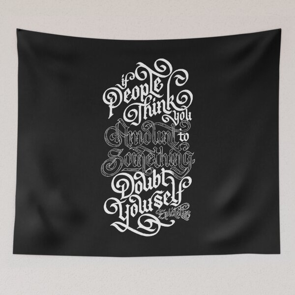 Item preview, Doubt Yourself Stoicism - White designed and sold by polliadesign.