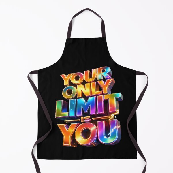 Item preview, Your Only Limit Is You Colorful Motivational Typography designed and sold by MAJCO-ART.