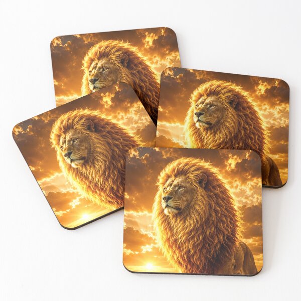 Item preview, Golden King of the Horizon designed and sold by Gold&pixels.