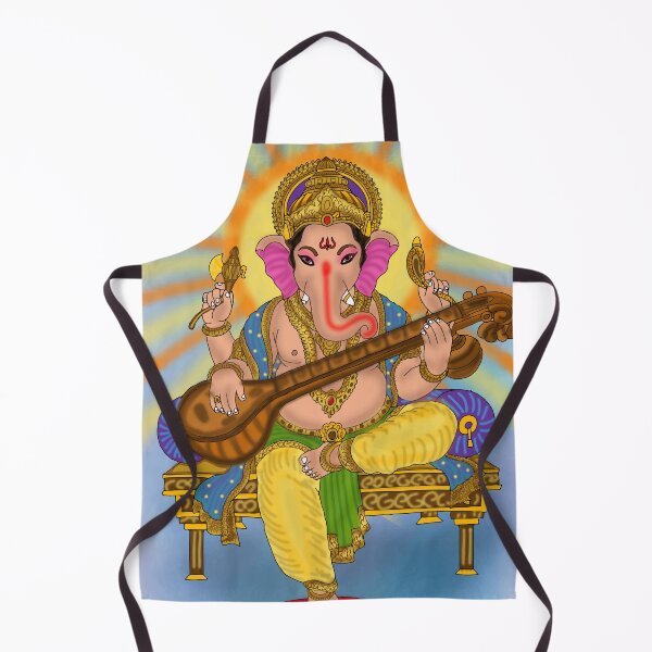 Item preview, Lord Ganesha Artwork | Divine Ganpati Digital Art | Hindu God Illustration designed and sold by Harshit_Digital_Arts.