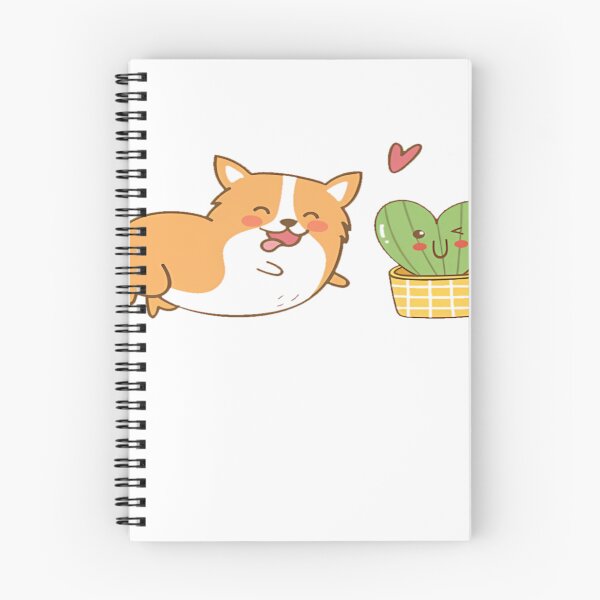 Item preview, easily distracted by dogs and plants - corgi - cactus Essential T-Shirt designed and sold by Aru Pxle.