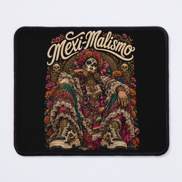 Item preview, Mexi-Malismo Graphic T-Shirt | Mexican Maximalist Catrina Art T-Shirt designed and sold by jtDigital + StrangeFolk.