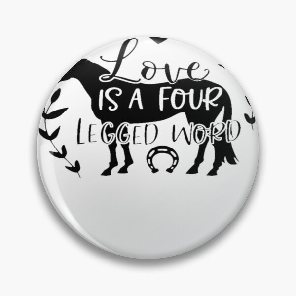 Item preview, Love is a four-legged word - horse riding tee Fitted Scoop T-Shirt designed and sold by Juvestore24.