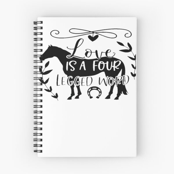 Item preview, Love is a four-legged word - horse riding tee Fitted Scoop T-Shirt designed and sold by Juvestore24.