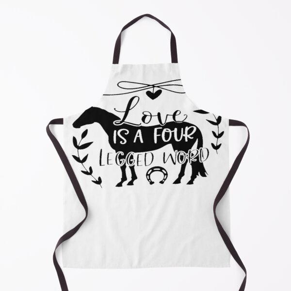 Item preview, Love is a four-legged word - horse riding tee Fitted Scoop T-Shirt designed and sold by Juvestore24.