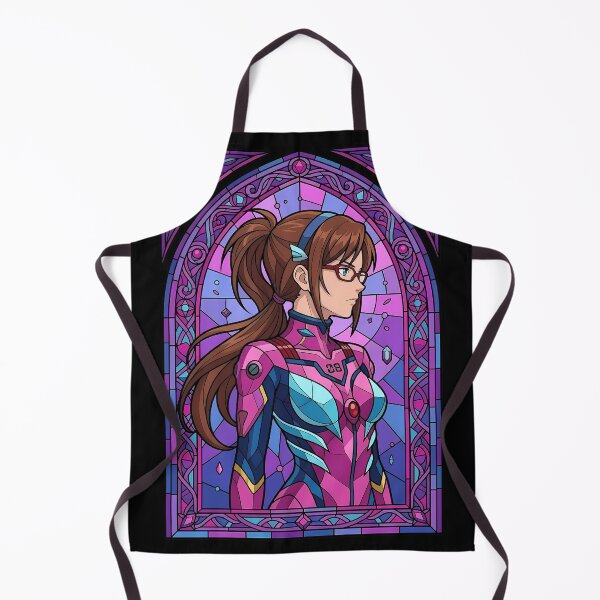 Item preview, Makinami Mari Illustrious Neon Genesis Evangelion Pilot Stained Glass designed and sold by mildaclairmo.