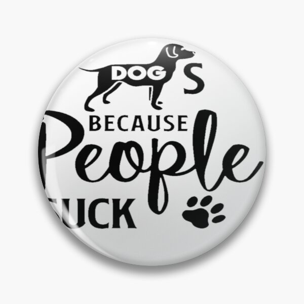 Item preview, dogs because people suck Essential T-Shirt designed and sold by Magoya Store ⭐⭐⭐⭐⭐.