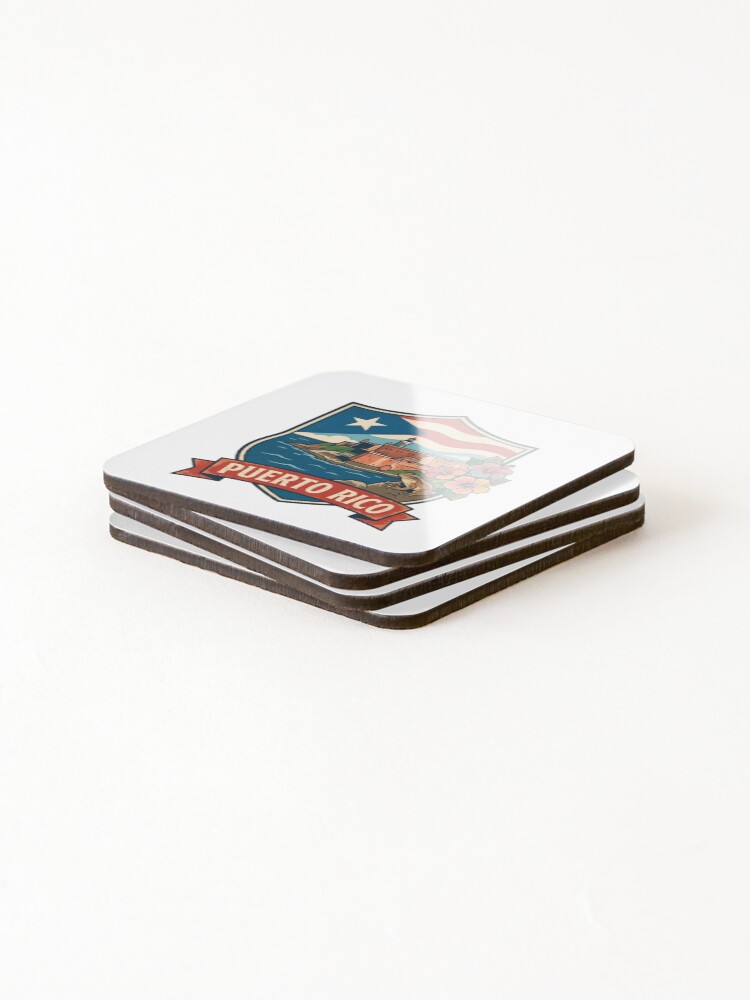 Thumbnail 4 of 5, Coasters (Set of 4), Puerto Rico designed and sold by StudioBase.