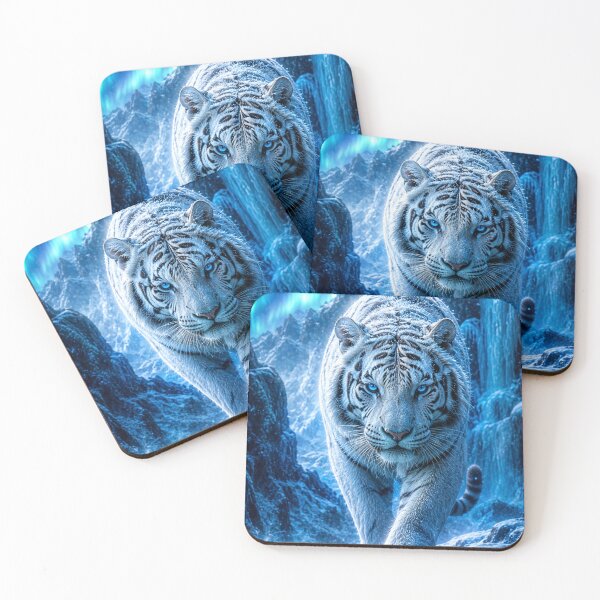 Item preview, Arctic Aurora Tiger designed and sold by Gold&pixels.