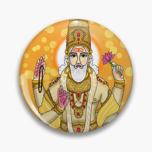 Item preview, Lord Brihaspati Artwork | Divine Guru of the Gods Digital Illustration designed and sold by Harshit_Digital_Arts.