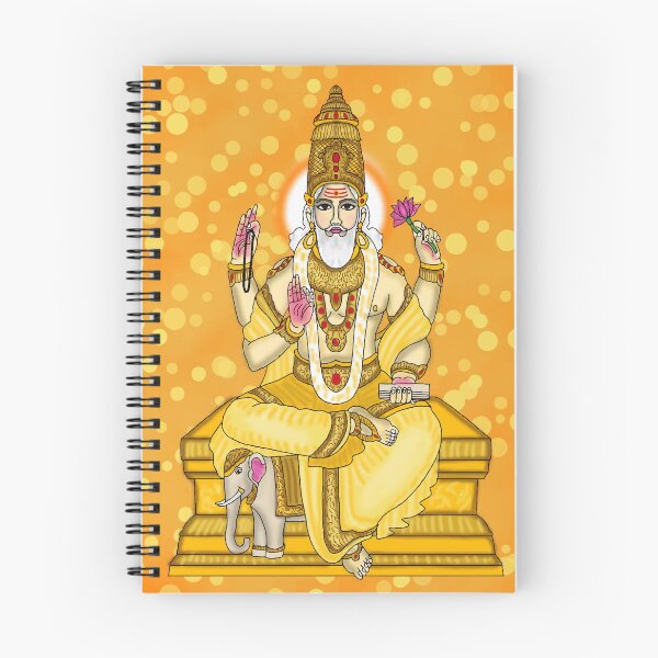 Item preview, Lord Brihaspati Artwork | Divine Guru of the Gods Digital Illustration designed and sold by Harshit_Digital_Arts.