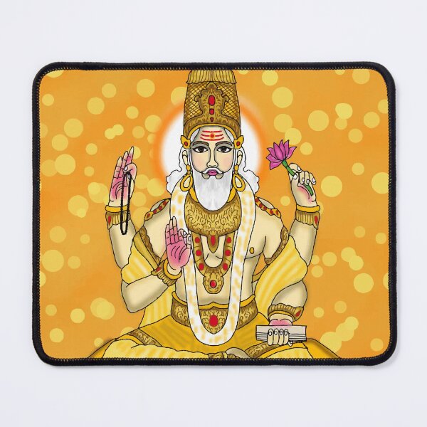 Item preview, Lord Brihaspati Artwork | Divine Guru of the Gods Digital Illustration designed and sold by Harshit_Digital_Arts.