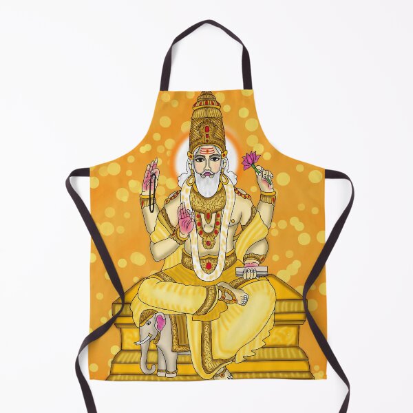 Item preview, Lord Brihaspati Artwork | Divine Guru of the Gods Digital Illustration designed and sold by Harshit_Digital_Arts.
