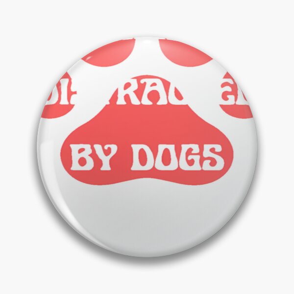 Item preview, easily distracted by dogs Essential T-Shirt designed and sold by Magoya Store ⭐⭐⭐⭐⭐.