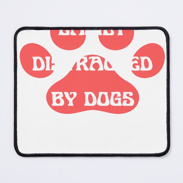 Item preview, easily distracted by dogs Essential T-Shirt designed and sold by Magoya Store ⭐⭐⭐⭐⭐.