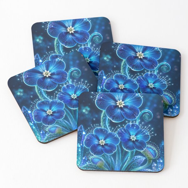 Item preview, Ravishing Blue Flowers designed and sold by scicilysimonee.