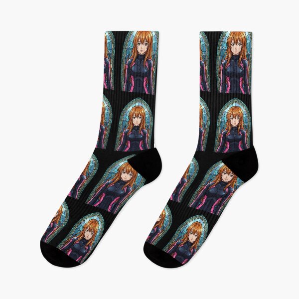 Item preview, Aina Yoshiwara Grand Blue Futuristic Ocean Stained Glass Anime Girl designed and sold by mildaclairmo.
