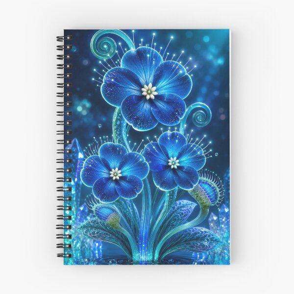 Item preview, Ravishing Blue Flowers designed and sold by scicilysimonee.