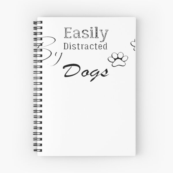 Item preview, easily distracted by dogs funny tshirt ,gift,birthday Classic T-Shirt designed and sold by JJLetterDesigns.