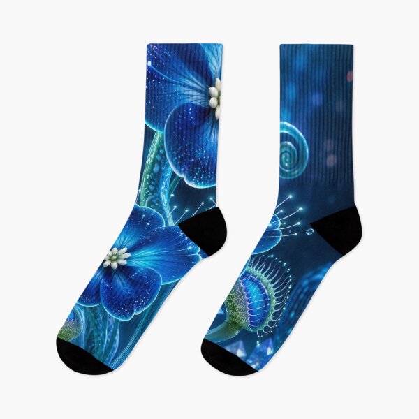 Item preview, Ravishing Blue Flowers designed and sold by scicilysimonee.