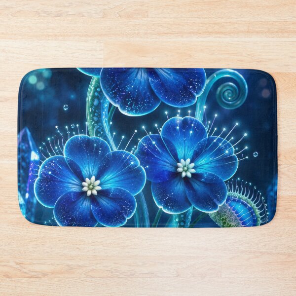 Item preview, Ravishing Blue Flowers designed and sold by scicilysimonee.