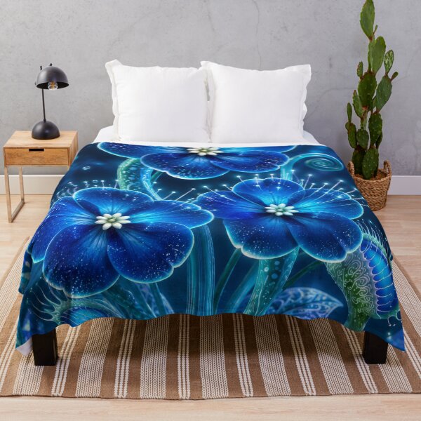 Item preview, Ravishing Blue Flowers designed and sold by scicilysimonee.
