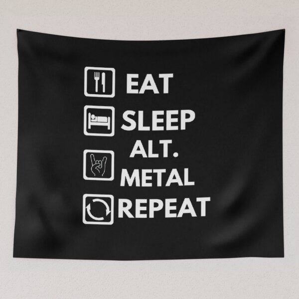 Item preview, Eat sleep alternative metal repeat essential design. designed and sold by JonHenr.