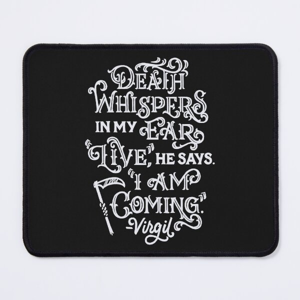 Item preview, Death Whispers in my Ear - White designed and sold by polliadesign.