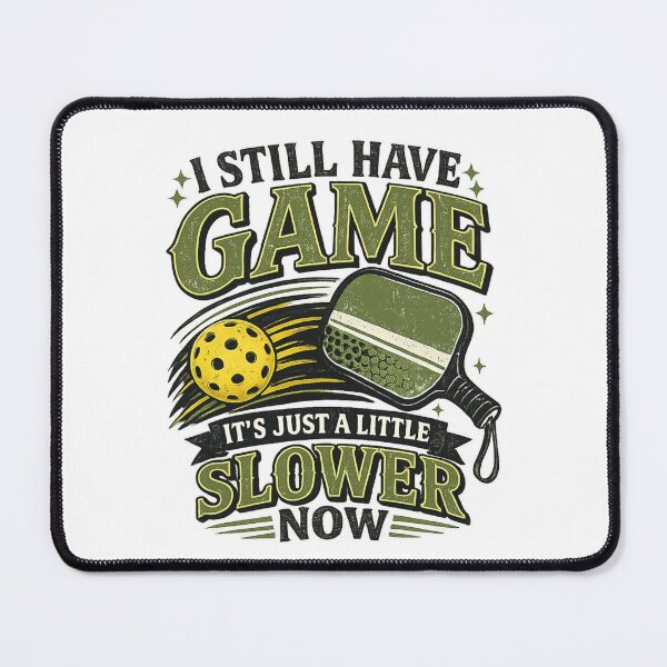 Item preview, I Still Have Game It's Just a Little Slower Now Funny Pickleball | Vintage Sports Humor | Still Got It Collection designed and sold by SoulThread Studio.
