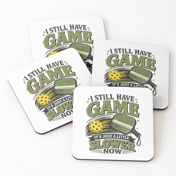 Item preview, I Still Have Game It's Just a Little Slower Now Funny Pickleball | Vintage Sports Humor | Still Got It Collection designed and sold by SoulThread Studio.