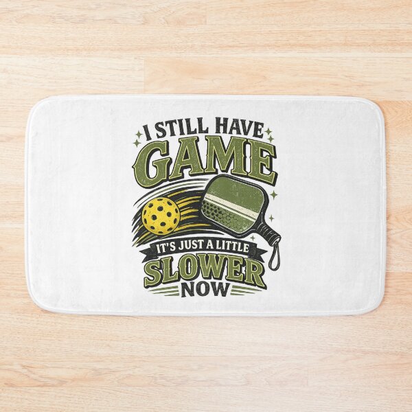 Item preview, I Still Have Game It's Just a Little Slower Now Funny Pickleball | Vintage Sports Humor | Still Got It Collection designed and sold by SoulThread Studio.