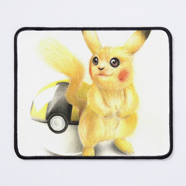 Item preview, Realistic Electric Mouse & Capture Ball Colored Pencil Art designed and sold by CuervoRonronero.