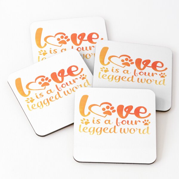 Item preview, love is a four legged word , love gift Classic T-Shirt designed and sold by JJLetterDesigns.