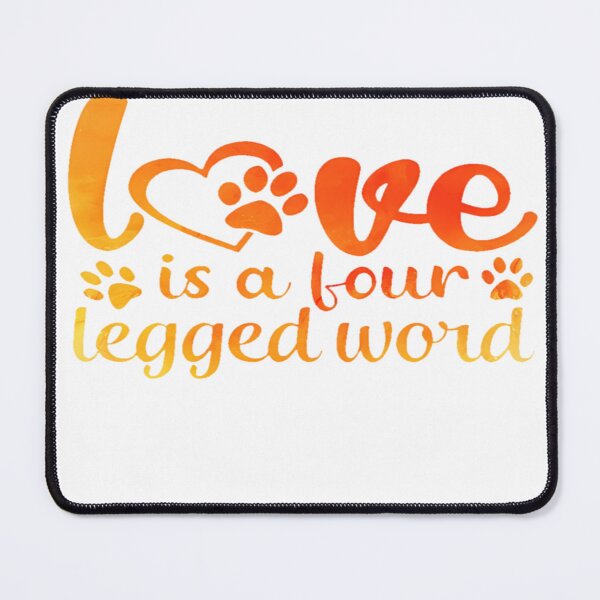 Item preview, love is a four legged word , love gift Classic T-Shirt designed and sold by JJLetterDesigns.