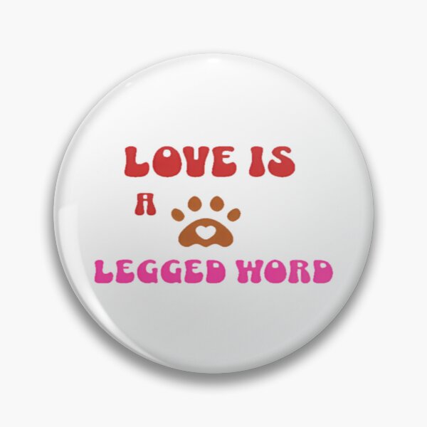 Item preview, Love is a four-legged word Dog Pet Quote Oversized T-Shirt designed and sold by Magoya Store ⭐⭐⭐⭐⭐.