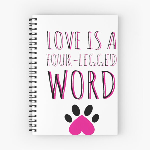 Item preview, Love is a four-legged word dogs dog lover Oversized T-Shirt designed and sold by JJLetterDesigns.