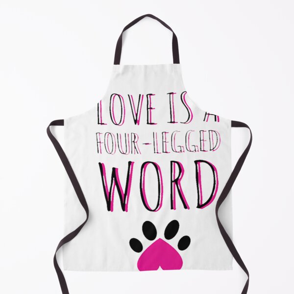 Item preview, Love is a four-legged word dogs dog lover Oversized T-Shirt designed and sold by JJLetterDesigns.
