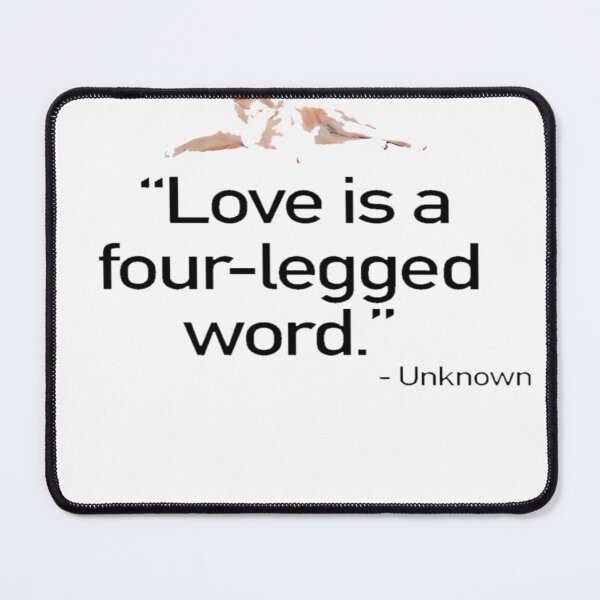 Item preview, Love is a four-legged word disneyfication. Premium T-Shirt designed and sold by Cafe18.