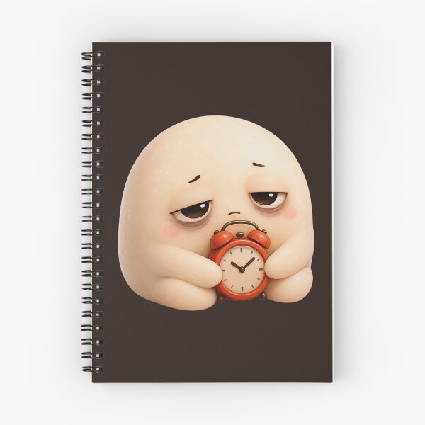 Item preview, Sleepy Mochi with Alarm Clock designed and sold by ImagenFusionP.