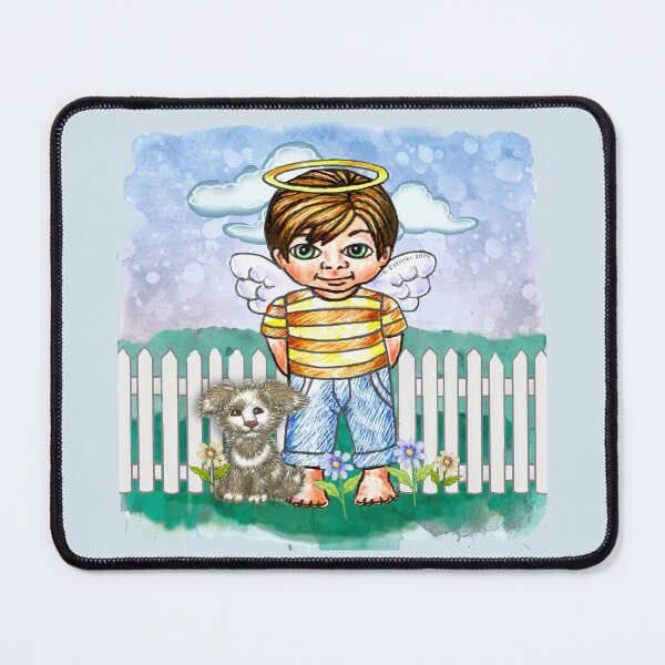 Item preview, Boy Angel and Dog designed and sold by artmuvz.