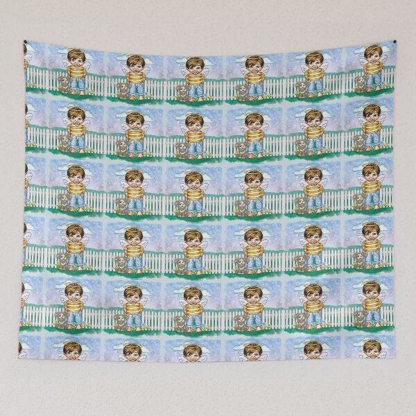 Item preview, Boy Angel and Dog designed and sold by artmuvz.