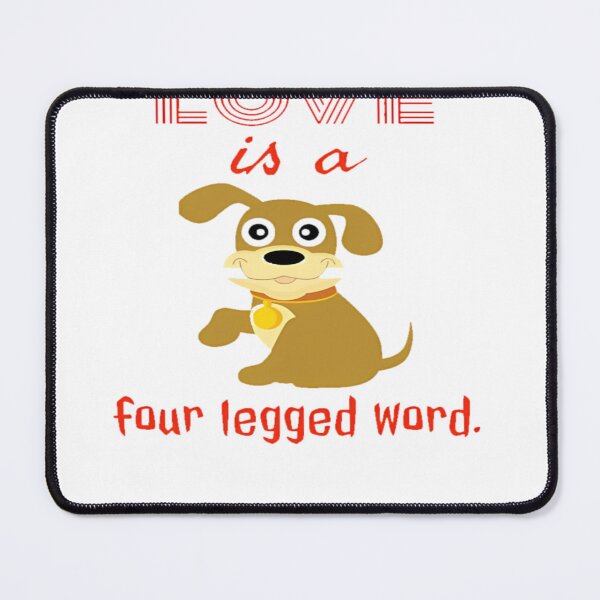 Item preview, love is a four legged word V-Neck T-Shirt designed and sold by Badriiiii.