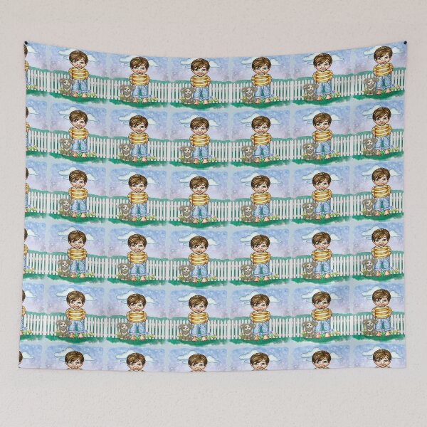 Item preview, Boy and Dog designed and sold by artmuvz.