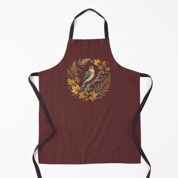 Item preview, American Kestrel Autumn Foliage Nature Design designed and sold by BirdsnStuff.